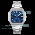 Swiss Patek Philippe Cubitus 5821 Blue Face Stainless Steel Automatic Men's Watch 